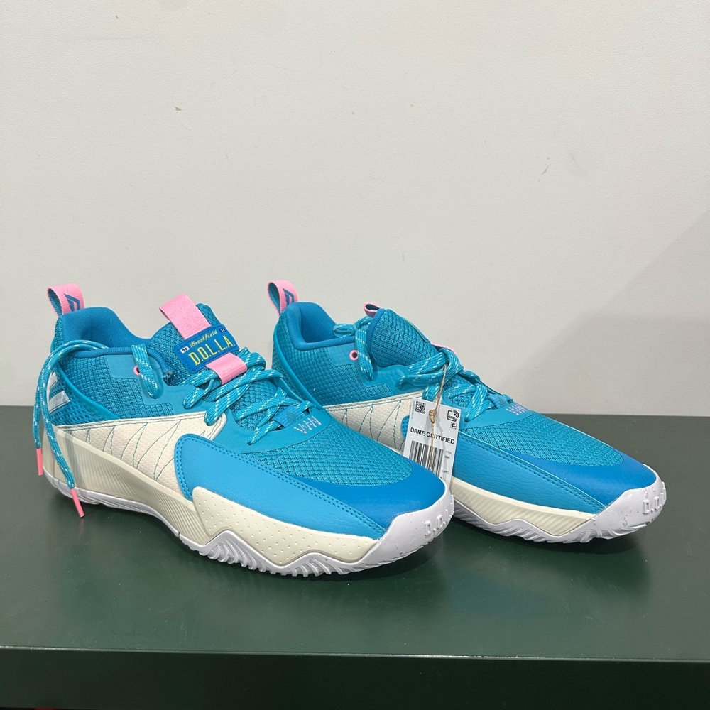 adidas Dame Certified EXTPLY 2.0 'Signal Cyan' Unisex 12-13